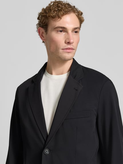 Emporio Armani Regular Fit Jacke mit Stehkragen Marine 3