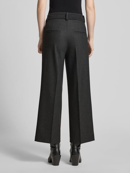 CAMBIO Wide Fit stoffen broek met viscose-wol-aandeel model 'California' Antraciet - 5