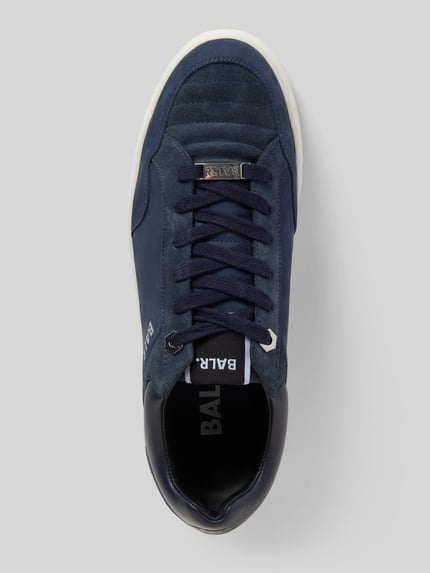 BALR. Sneakers van zuiver leer met labelprint Marineblauw - 3
