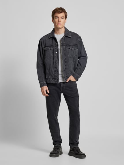 ARMEDANGELS Jeansy o kroju tapered fit z 5 kieszeniami model ‘AARJO TARPA’ Ciemnoszary 1