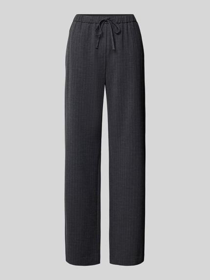 OPUS Weite Hose mit Viskose-Anteil Modell 'Melane mod pinstripe' Mittelgrau 2