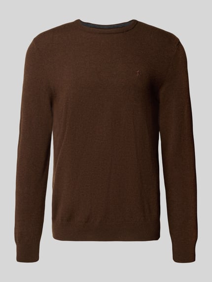 Polo Ralph Lauren Regular Fit Strickpullover aus reiner Wolle Schoko 2