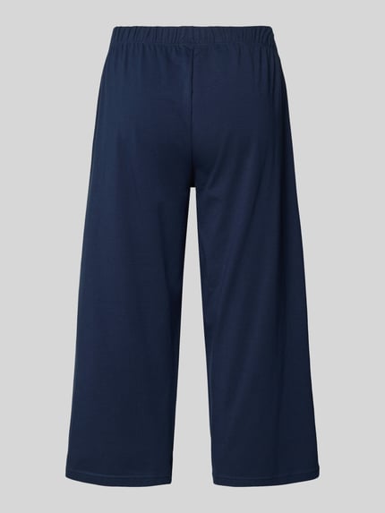 SKINY Spodnie od piżamy o kroju relaxed fit z nadrukiem z logo Ciemnoniebieski 3
