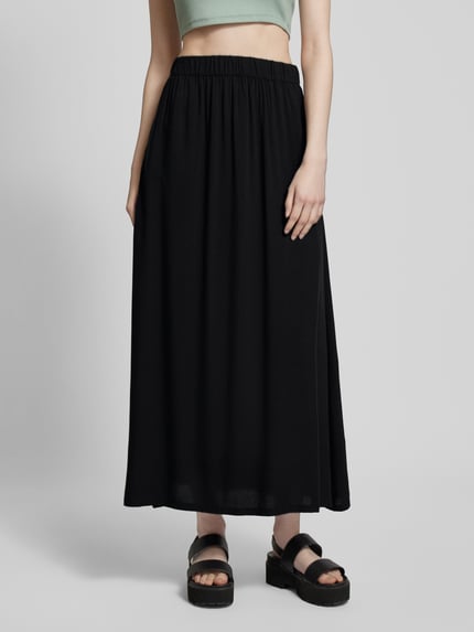 Tom Tailor Denim Maxirok van viscose met elastische band Zwart - 4