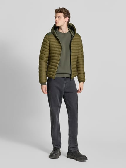 Save The Duck Steppjacke mit Zweiwege-Reißverschluss Modell 'JELEP' Oliv 1