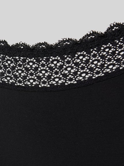 Triumph String mit Spitzenbesatz Black 2