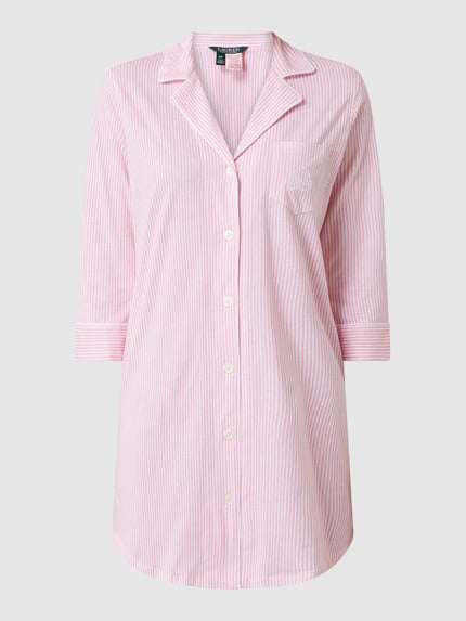 Lauren Ralph Lauren Nachthemd met strepen Roze - 2