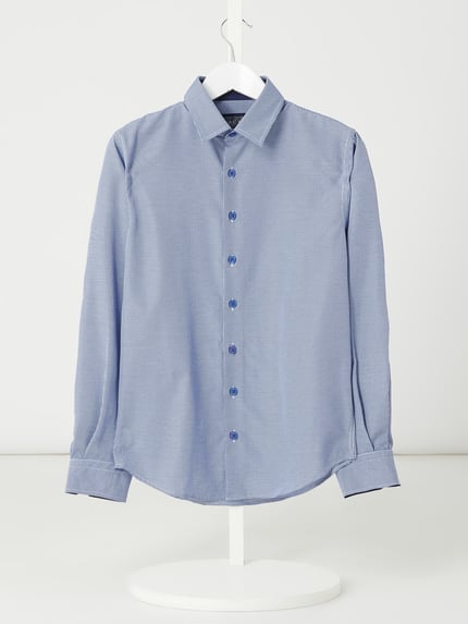 G.O.L. Koszula o kroju slim fit w kratkę vichy Niebieski 1