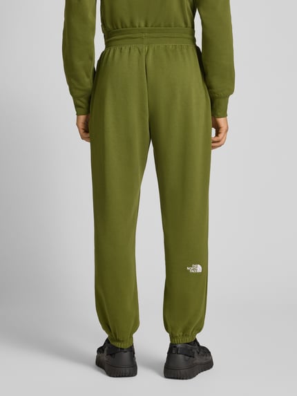 The North Face Regular Fit Sweatpants mit Label-Stitching Oliv 5