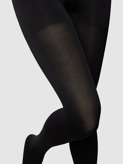 MAGIC Bodyfashion Rajstopy z półprzezroczystego materiału Czarny 3