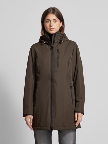 Wellensteyn Regular Fit Parka mit Reißverschlusstasche Modell 'WESTWIND' Oliv 4