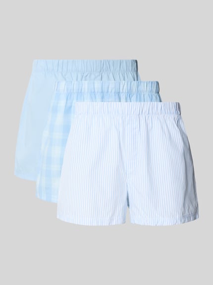 JACK & JONES Boxershorts mit elastischem Bund im 3er-Pack Modell 'MILANO' Marine 1