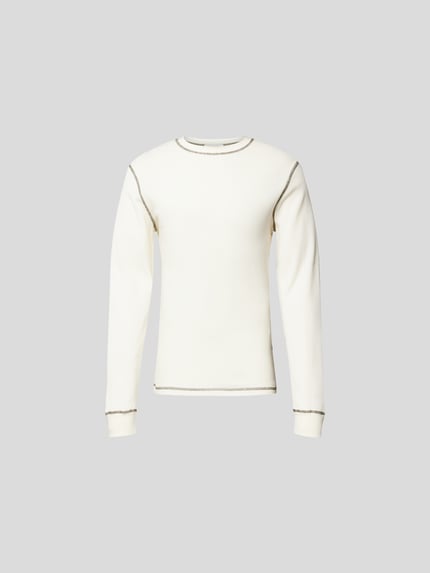 Sweter w prążkowanym stylu Shop The Look MANNEQUINE