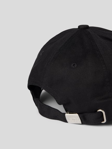 Kenzo Baseballpet met labelstitching Zwart - 4