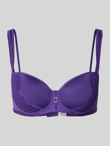 Triumph Balconette-beugelbeha met haakjessluiting serie 'Palina Moonlight Kiss' Paars - 1