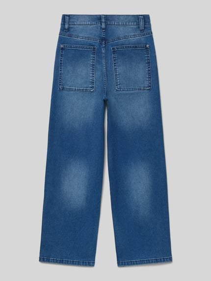 s.Oliver RED LABEL Jeansy o kroju baggy fit z mieszanki bawełny model ‘BAGGY’ Niebieski 3