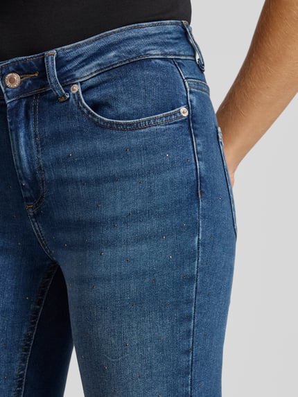 ONLY Flared Jeans aus Baumwoll-Mix Modell 'BLUSH' Jeansblau 3