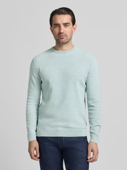 Tom Tailor Regular Fit Strickpullover aus reiner Baumwolle Mint 4