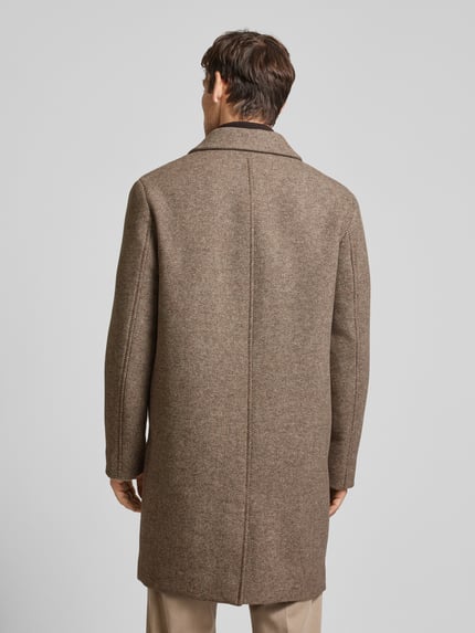 Selected Mantel aus Woll-Mix Modell 'ARCHIVE' Dunkelbraun 5