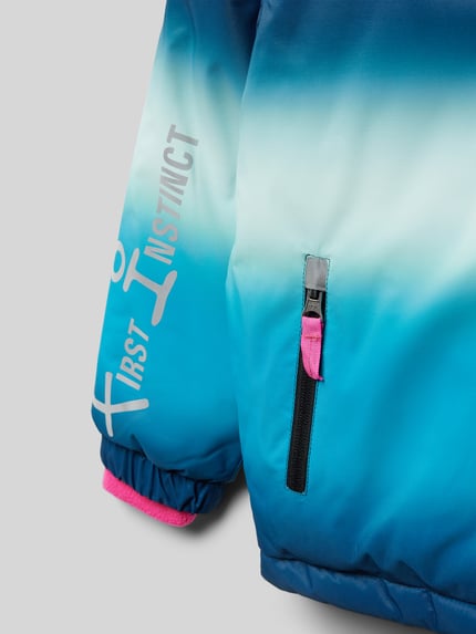 killtec Funktionsjacke mit Label-Print Blau 2