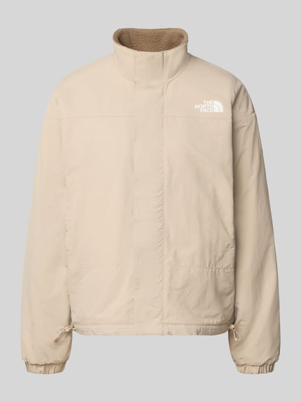 Produktfoto, Jacke mit Wendefunktion Modell 'YUMIORI' von The North Face in Beige, Stehkragen, Logo, glatte Struktur, Webstoff