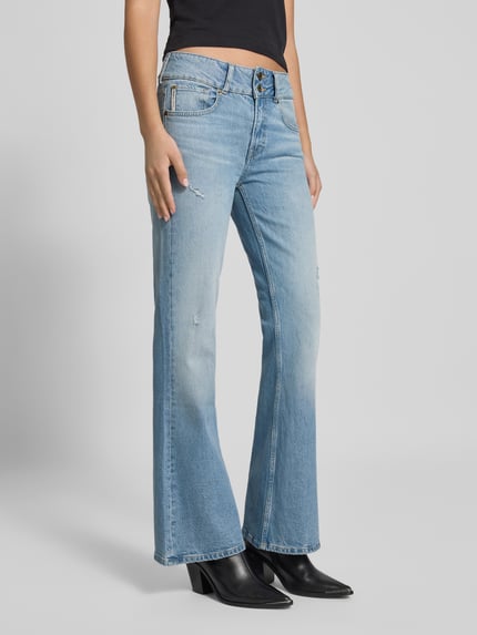 Pepe Jeans Flared jeans van katoenmix model 'VENUS' Lichtblauw - 4