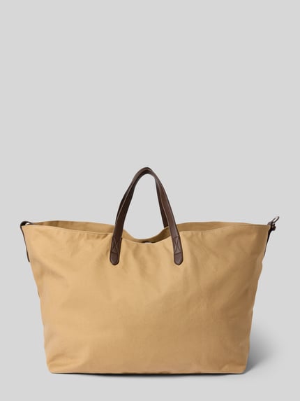 bugatti Shopper mit Label-Patch Modell 'Finn' Camel 4
