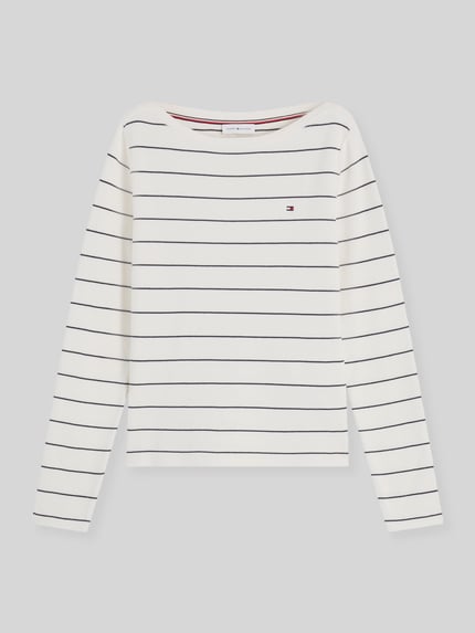Tommy Hilfiger regular fit pullover van katoenmix Wit - 2