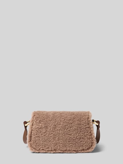 Valentino Bags Umhängetasche mit Label-Patch Modell 'ICELAND' Mittelbraun 3