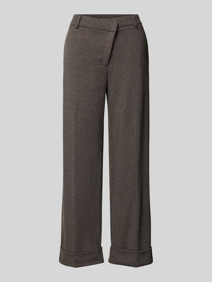 OPUS Weite Hose aus Baumwoll-Mix Modell 'Meeri heritage' Mittelgrau 2