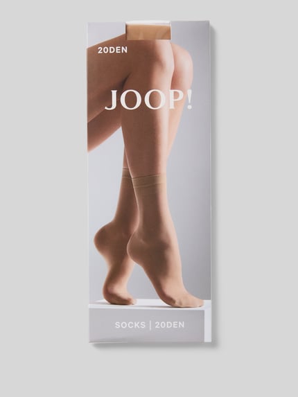 JOOP! COLLECTION Socken mit Label-Stitching Ecru 3