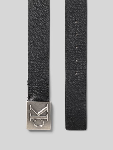 CK Calvin Klein Gürtel aus echtem Rindsleder Black 3