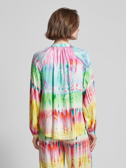 Emily Van den Bergh Bluse aus reiner Viskose Pink 5