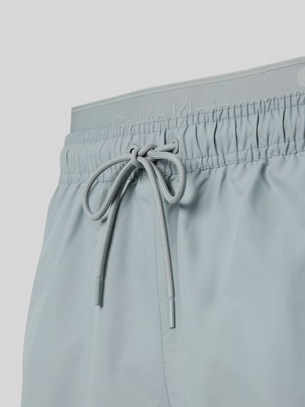 Calvin Klein Underwear Badehose mit elastischem Bund Hellgrau 2