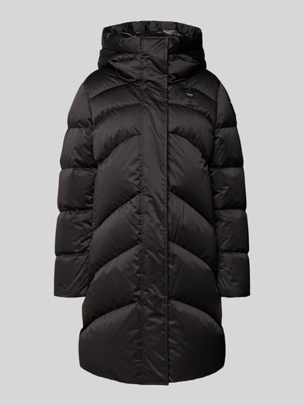 Blauer USA Steppmantel mit Kapuze Modell 'OPERA' Black 2
