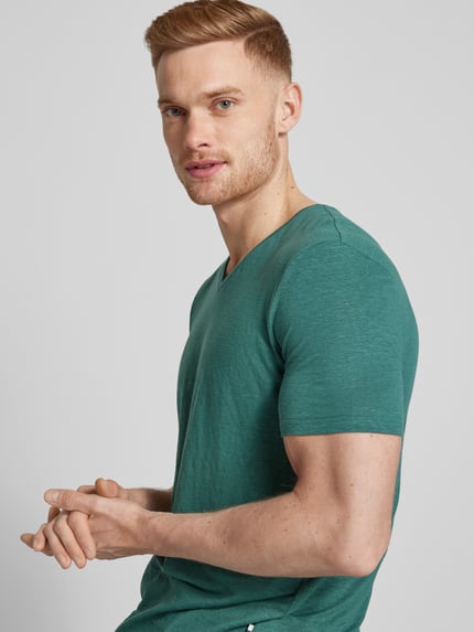 OLYMP Level 5 Regular Fit T-Shirt aus reiner Baumwolle Bottle 3