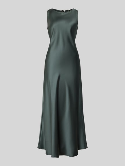 GUIDO MARIA KRETSCHMER WOMAN Regular Fit Maxikleid mit U-Boot-Ausschnitt Modell 'Fanny' Dunkelgruen 2