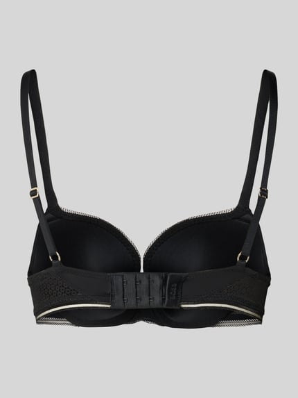 BOSS Push Up BH mit Spitzenbesatz Modell 'PURE' Black 3