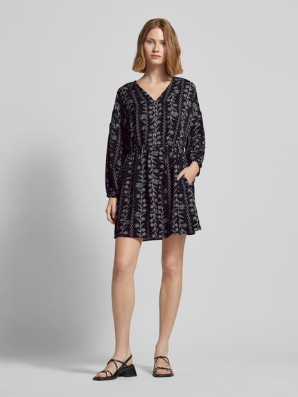 Jake*s Studio Woman Minikleid mit gelegten Falten Black 1