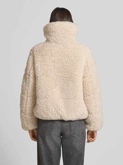 Save The Duck Regular Fit Jacke aus Teddyfell Modell 'Kennie' Beige 5