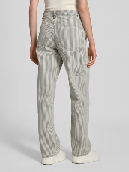 REVIEW Straight Fit Jeans aus reiner Baumwolle Offwhite 5