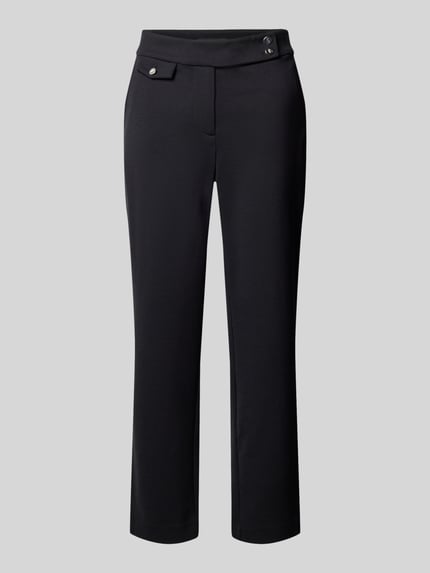 Lauren Ralph Lauren Slim Fit Stoffhose aus Viskose-Mix Modell 'ZINLEAH' Black 2