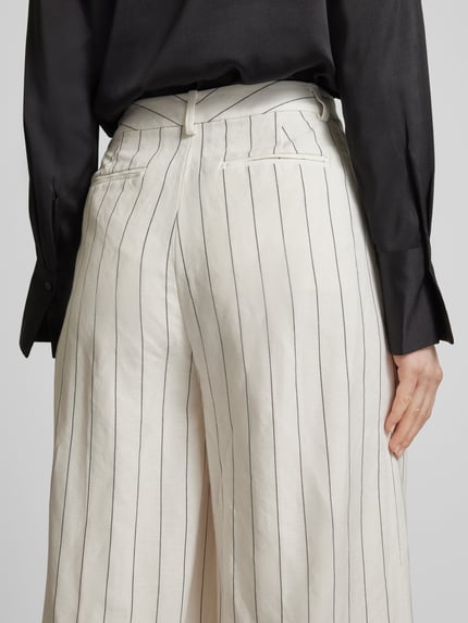 Lauren Ralph Lauren Hose mit fixierten Bundfalten Modell 'KIRAHN' Offwhite 3