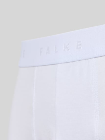 FALKE Boxershorts mit elastischem Logo-Bund im 2er-Pack Weiss 2