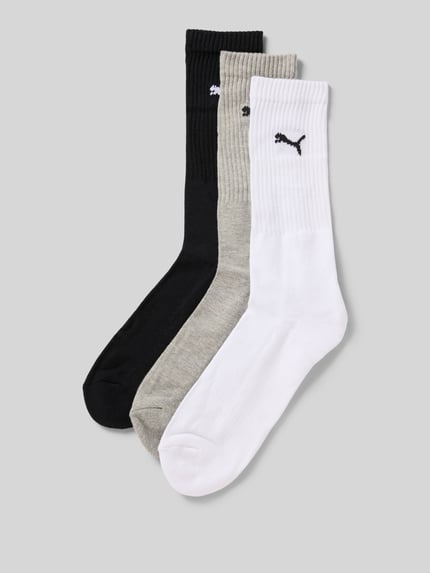 PUMA Sportsokken, set van 3 Wit - 1
