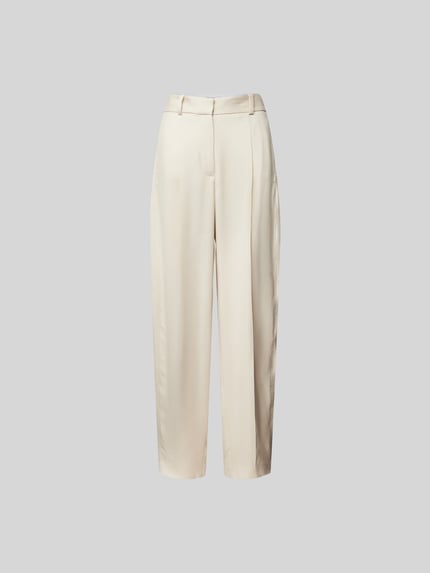 Joseph Balloon fit stoffen broek van viscose Ecru - 2