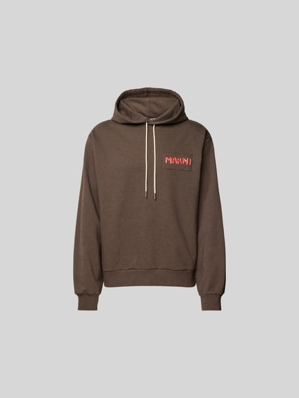 Marni hoodie met labeldetail Chocoladebruin - 2