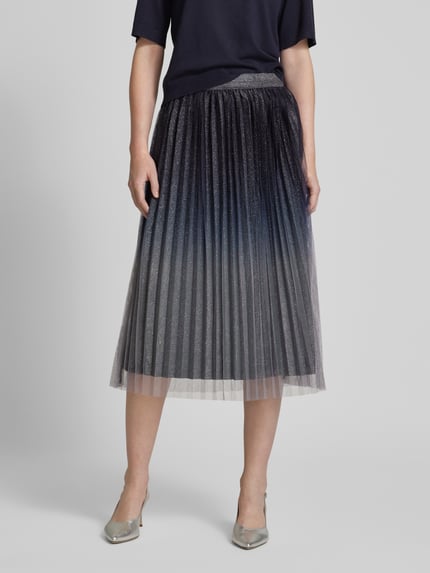 ICHI Midirock mit Kellerfalten Modell 'NILPA' Black 4