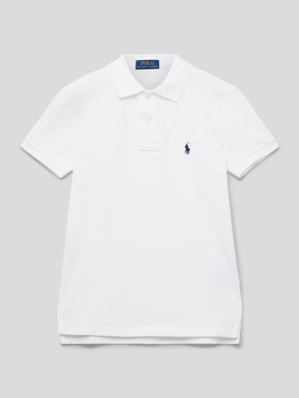 Polo Ralph Lauren Teens Koszulka polo z wyszywanym logo Biały 1