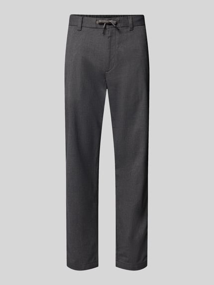 BOSS Orange Regular Fit Stoffhose mit elastischem Bund Anthrazit 2